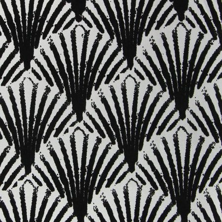VV144 - Art Deco Fans Flocked Wallcovering