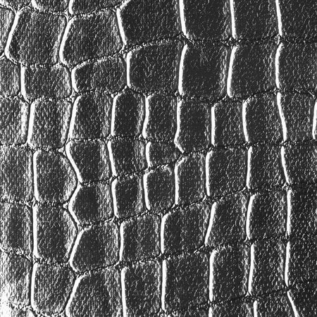 Crocodile Wallcovering - Silver