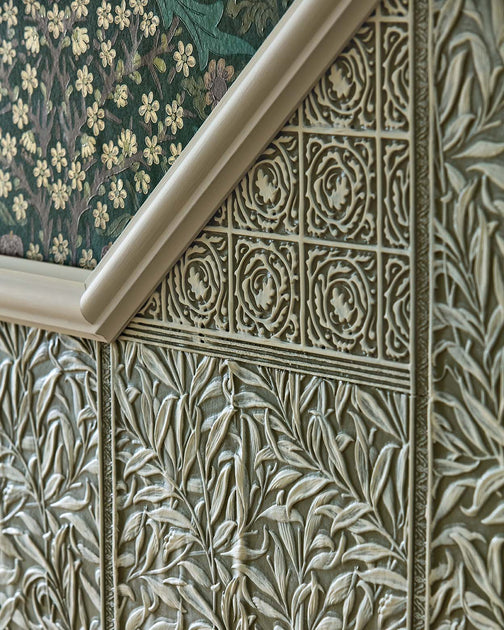 Willow Boughs Dado Paintable Embossed Wallcovering | Astek