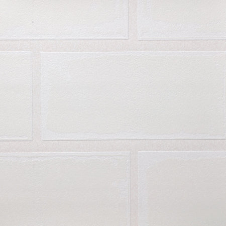 White Subway Tile Wallcovering