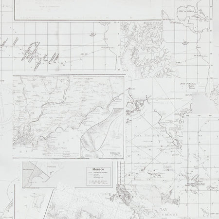 French Riviera - White Wallpaper