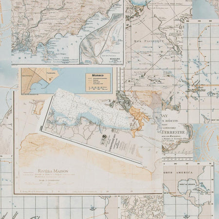 French Riviera - Blush Wallpaper