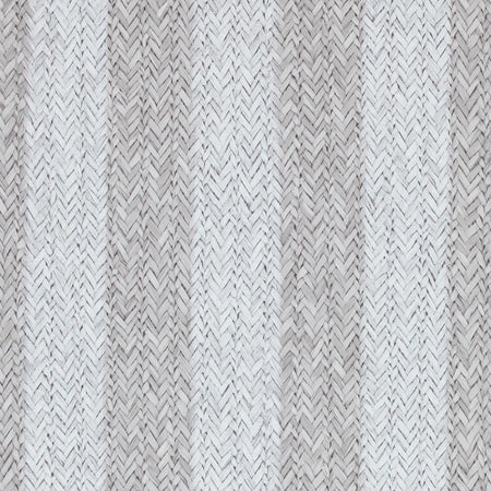 Rattan Stripe - Grey Wallpaper