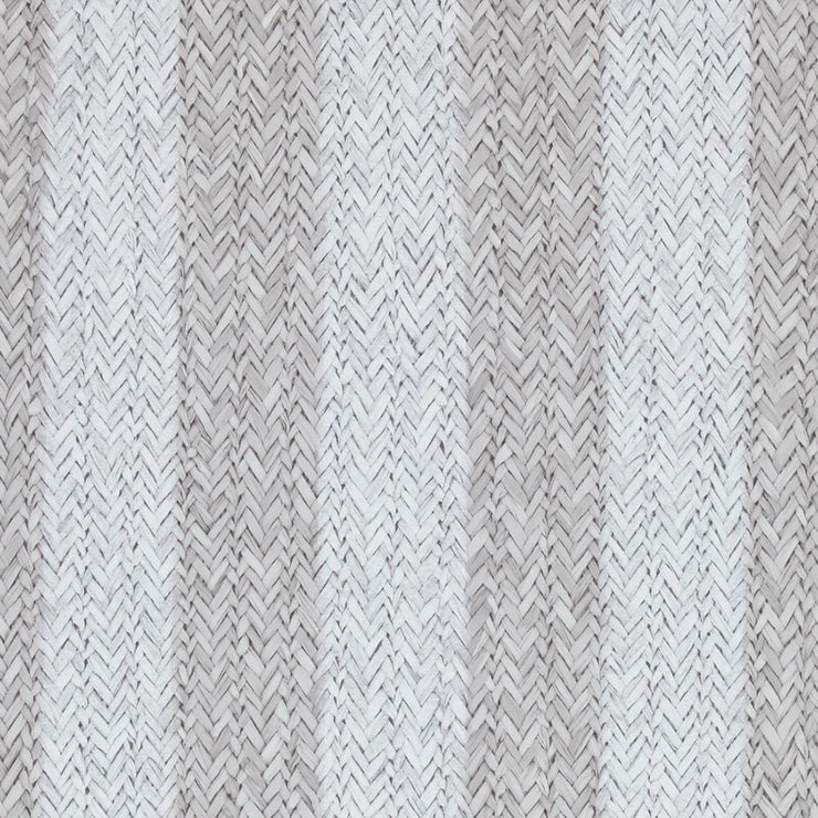Rattan Stripe - Grey Wallpaper