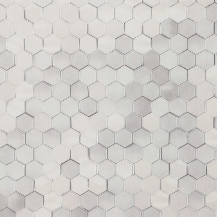 Hexagon - White Wallpaper