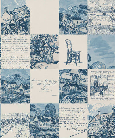 Sketchbook - Blue Wallpaper