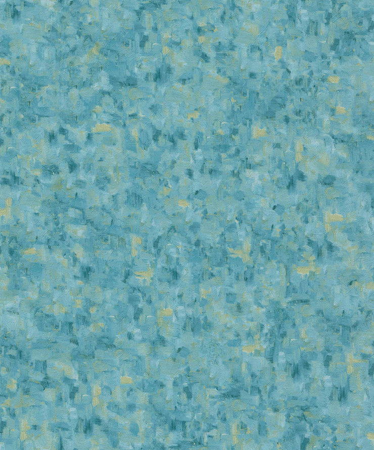 Impasto - Turquoise Wallpaper