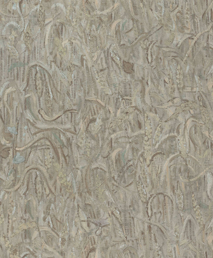 Wheat - Grey Wallpaper