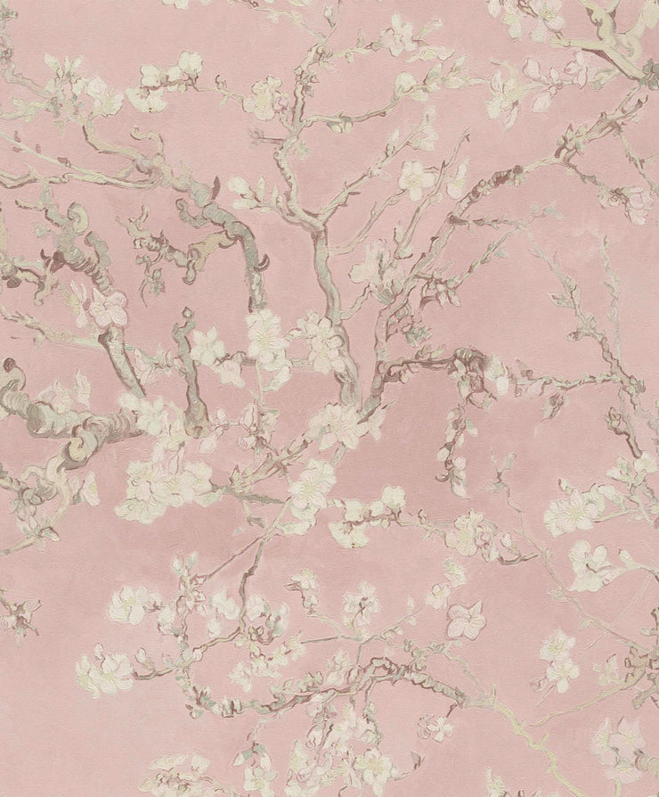 Almond Blossoms - Pink Wallpaper