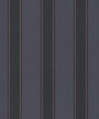 Fringy Stripe - Blue Wallpaper