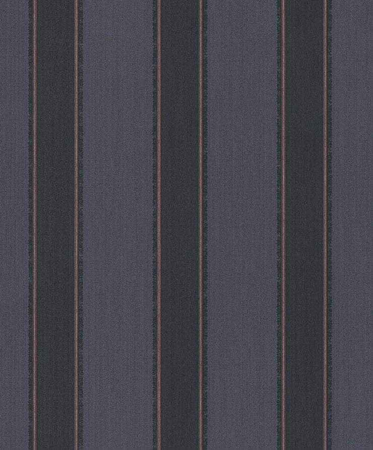 Fringy Stripe - Blue Wallpaper