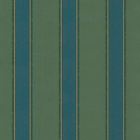 Fringy Stripe - Green Wallpaper