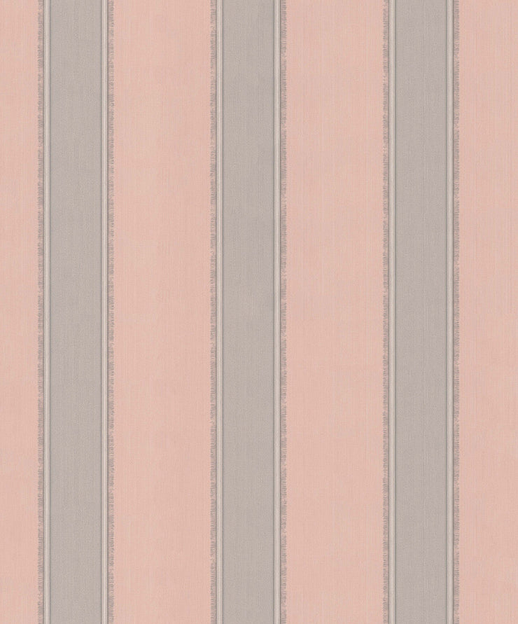 Fringy Stripe - Pink Wallpaper