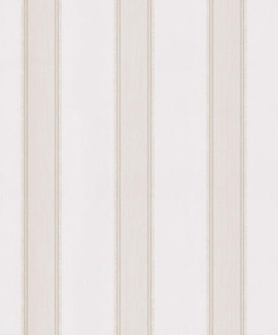Fringy Stripe - White Wallpaper