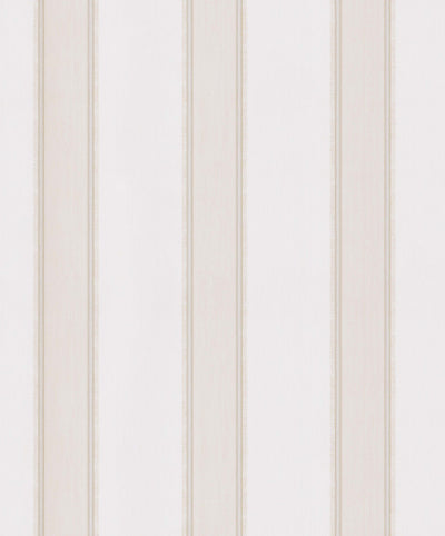 Fringy Stripe - White Wallpaper