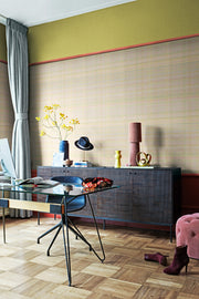 Funky Check Wallcovering - Multicolor
