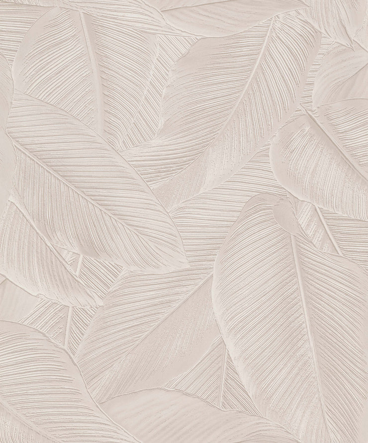 Palms - Beige Wallpaper