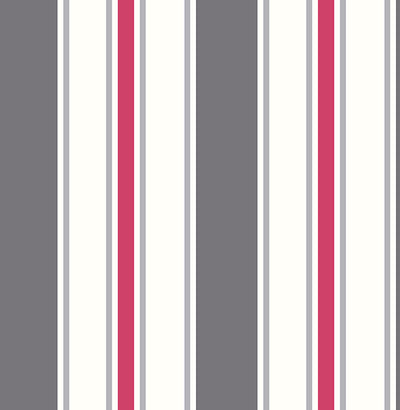 Sunshine Stripe Grey Stripe Wallpaper