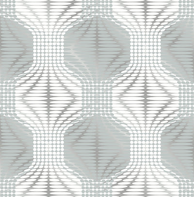 Optic Blue Geometric Wallpaper Wallpaper