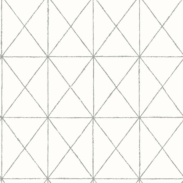 Intersection White Geometric Wallpaper Wallpaper