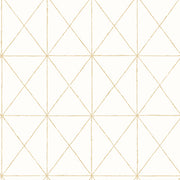 Intersection Gold Geometric Wallpaper Wallpaper