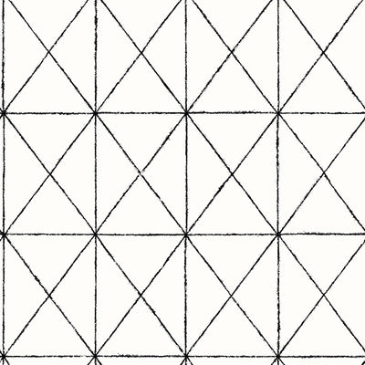 Intersection Black Geometric Wallpaper Wallpaper