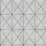 Intersection Silver Geometric Wallpaper Wallpaper