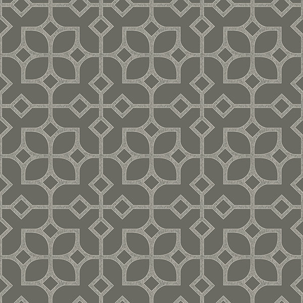 Maze Grey Tile Wallpaper Wallpaper