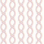Helix Pink Stripe Wallpaper Wallpaper