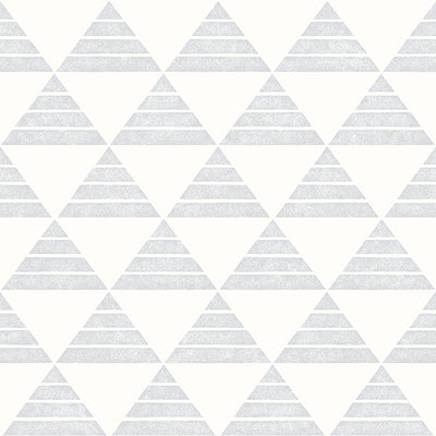 Summit Light Grey Triangle Wallpaper Wallpaper