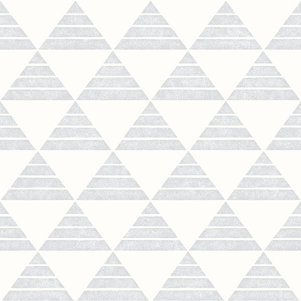 Summit Light Grey Triangle Wallpaper Wallpaper