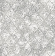Mercury Glass Silver Distressed Metallic Wallpaper Wallpaper