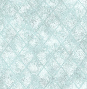 Mercury Glass Blue Distressed Metallic Wallpaper Wallpaper