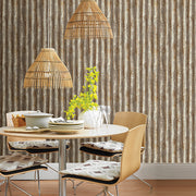 Corrugated Metal Rust Industrial Texture Wallpaper