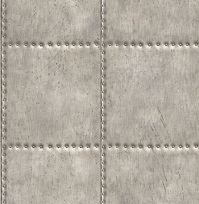 Sheet Metal Silver Rivets Wallpaper Wallpaper