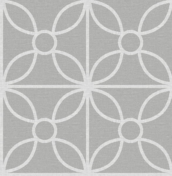 Savvy Grey Geometric Wallpaper Wallpaper