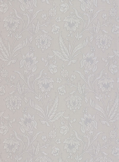 Torcello Silver Floral Wallpaper Wallpaper