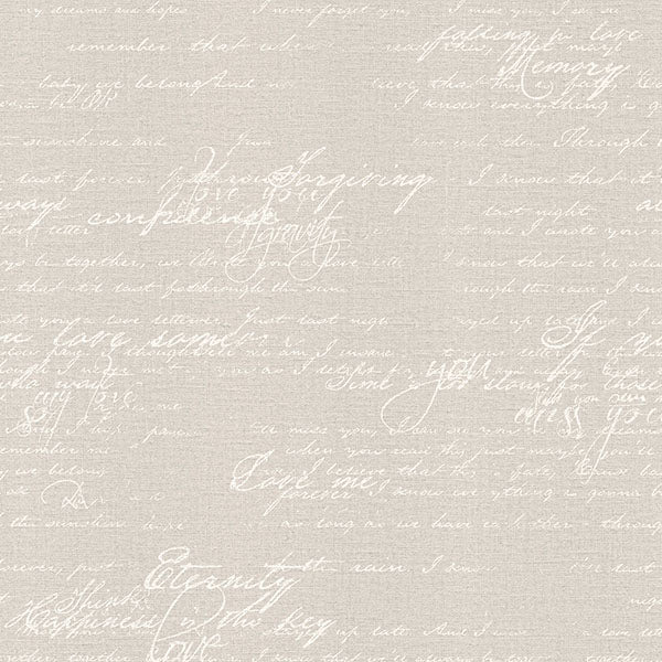 Nouvel Light Grey Script Wallpaper Wallpaper