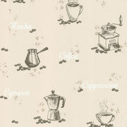 Nell Beige Coffee Wallpaper Wallpaper