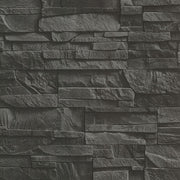 Collegiate Charcoal Stacked Slate Wallpaper Wallpaper