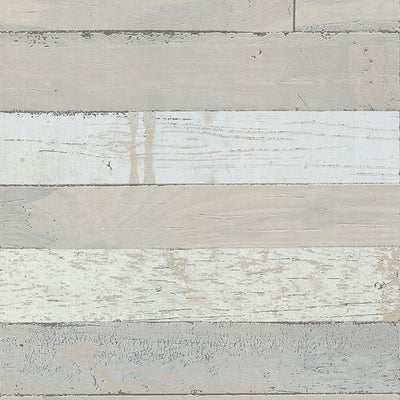 Teton Taupe Wood Plank Wallpaper Wallpaper
