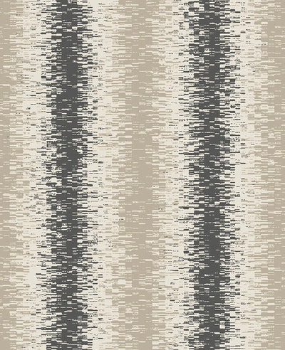 Quake Taupe Abstract Stripe Wallpaper Wallpaper