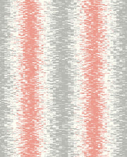 Quake Coral Abstract Stripe Wallpaper Wallpaper