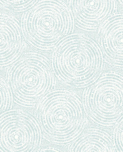 Ripple Light Blue Shibori Wallpaper Wallpaper