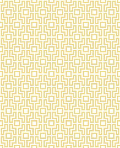 Boxwood Yellow Geometric Wallpaper Wallpaper
