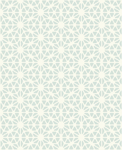 Prism Light Blue Geometric Wallpaper Wallpaper