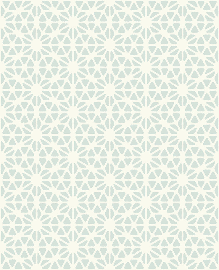 Prism Light Blue Geometric Wallpaper Wallpaper
