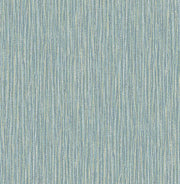 Raffia Aqua Faux Grasscloth Wallpaper Wallpaper