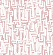 Ramble Pink Geometric Wallpaper Wallpaper