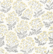 Floret Yellow Floral Wallpaper Wallpaper